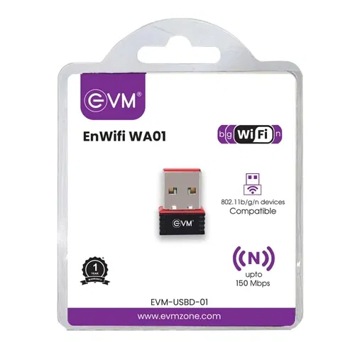 EVM EnWIFI WA01 USB Dongle (Black)