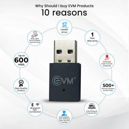 EVM EnWIFI WA03 USB Dongle (Black)