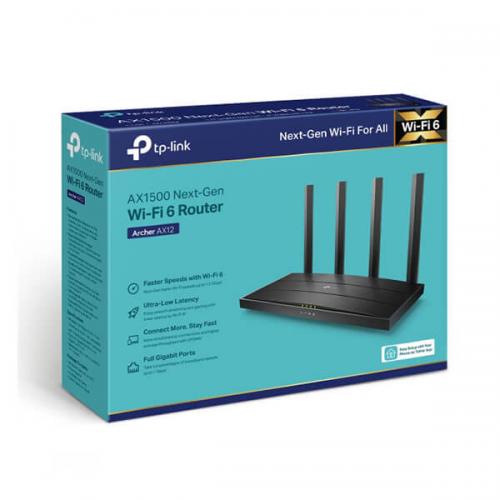 Tp-Link Archer AX12 AX1500 Dual-Band Gigabit Wi-Fi 6 Router