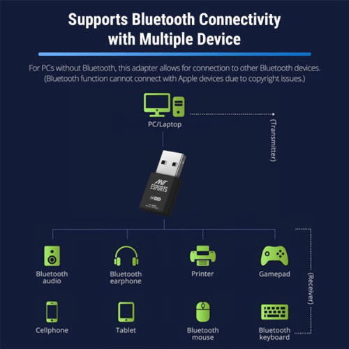 Ant Esports AE600B Wireless USB Adapter