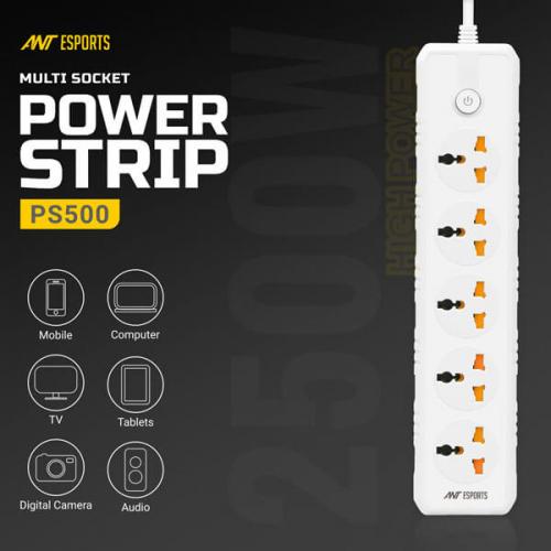 Ant Esports PS500 Power Strip (White)