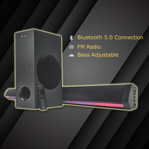 Ant Esports SBW200 2.1 Bluetooth RGB Gaming Soundbar with Subwoofer