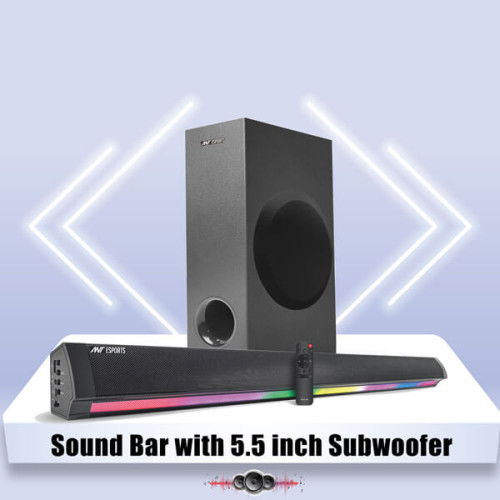 Ant Esports SBW200 2.1 Bluetooth RGB Gaming Soundbar with Subwoofer