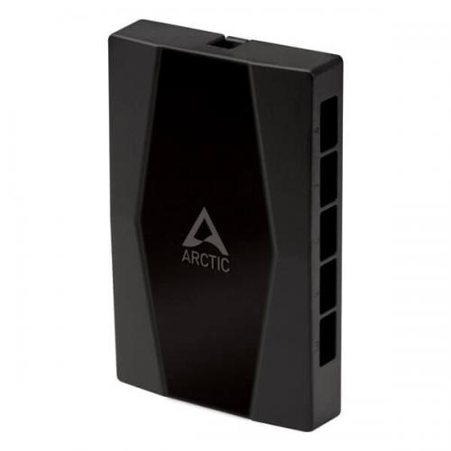 Arctic 10 Port PWM Cabinet Fan Hub with SATA Power (Black)