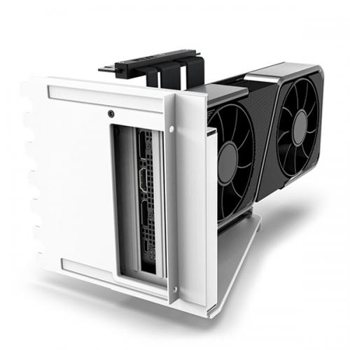 Nzxt Vertical GPU Mounting Kit with 175mm PCIe 4.0 Riser Cable (White)