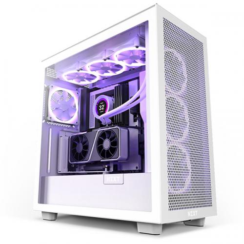 Nzxt Vertical GPU Mounting Kit with 175mm PCIe 4.0 Riser Cable (White)