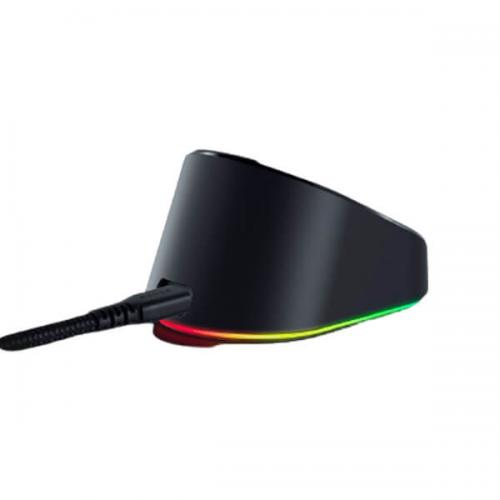 Razer Mouse Dock Pro (Magnetic Wireless Charging Dock for Razer Basillisk V3 Pro, Chroma RGB Underglow)