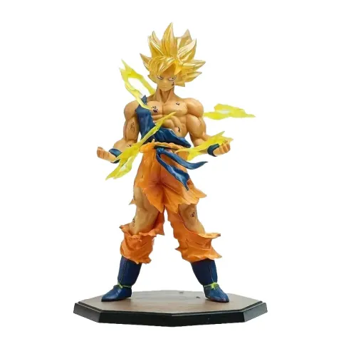 DBZ Goku Standing With Flame Action Figure, 18cm