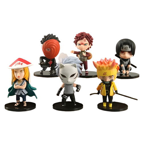 Naruto 10cm Action Figures, Pack of 6