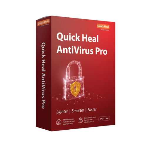 Quick Heal Pro 3 User 1 Year