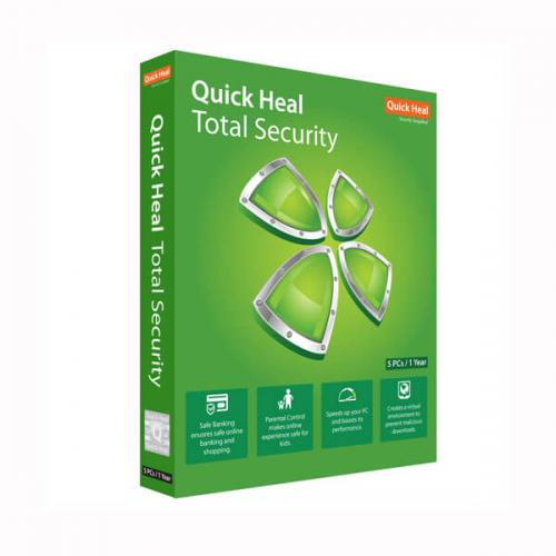 Quick Heal Total Security 5 User 1 Year Antivirus