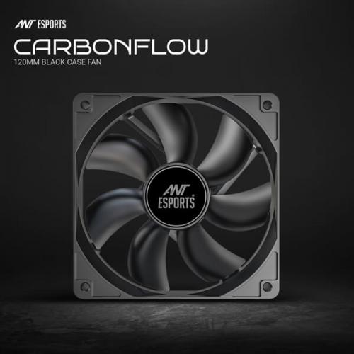 Ant Esports Carbonflow Black Cabinet Fan (Single Pack)