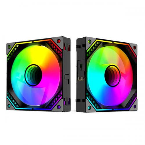 Ant Esports Infinity Flow ARGB - 120mm PWM Cabinet Fan Triple Pack