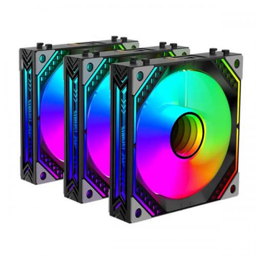 Ant Esports Infinity Flow ARGB - 120mm PWM Cabinet Fan Triple Pack