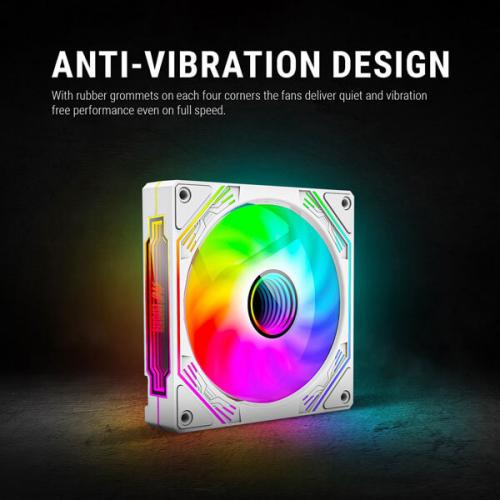 Ant Esports Sciflow ARGB White Cabinet Fan (Triple Pack)