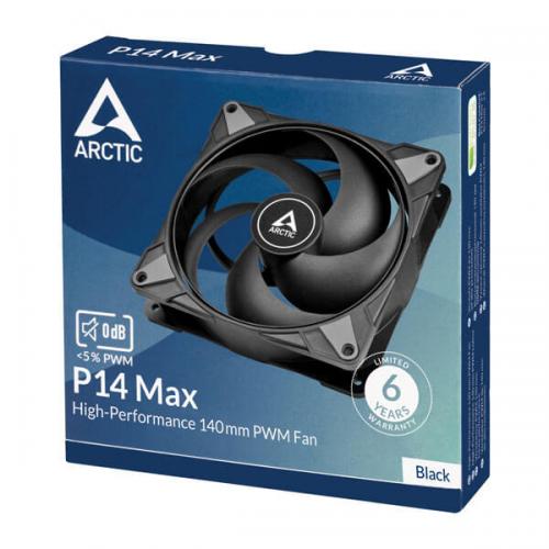 Arctic P14 Max Black Cabinet Fan (Single Pack)