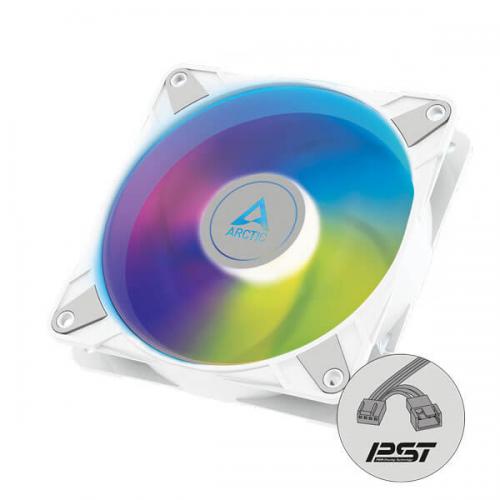 Arctic P14 PWM PST ARGB White Cabinet Fan (Single Pack)