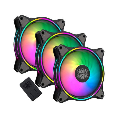 Cooler Master MasterFan MF120 Halo ARGB Cabinet Fan (Triple Pack)