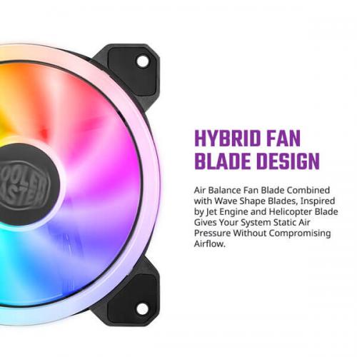 Cooler Master MasterFan MF120 S3 ARGB Cabinet Fan (Single Pack)