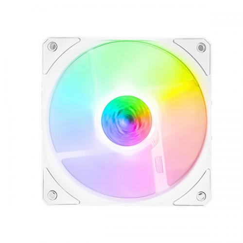 Cooler Master SickleFlow 120 ARGB White Edition – 120mm PWM ARGB Cabinet Fan (Single Pack)