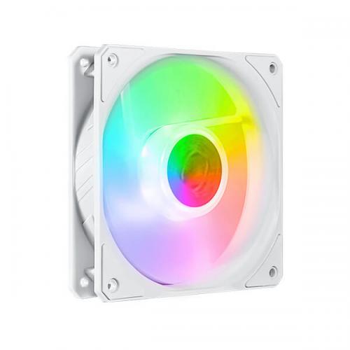 Cooler Master SickleFlow 120 ARGB White Edition – 120mm PWM ARGB Cabinet Fan (Single Pack)