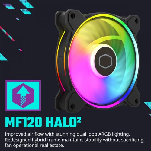 Cooler Master Hyper 212 Halo ARGB CPU Air Cooler (Black)