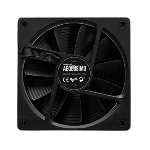 Gamdias Aeolus M3-1204R - 120mm PWM ARGB Cabinet Fan (Four Pack)