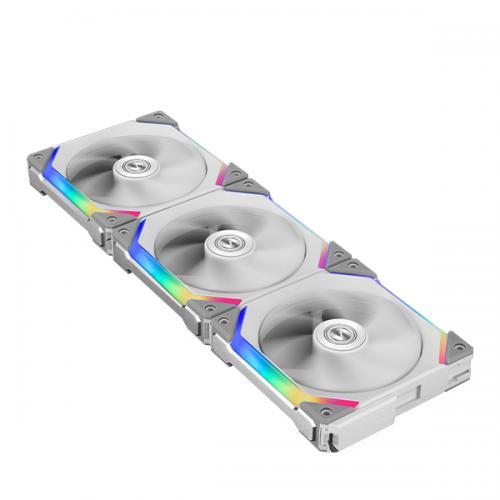 Lian Li Uni Fan SL120 White 120mm ARGB Cabinet Fan (Triple Pack)