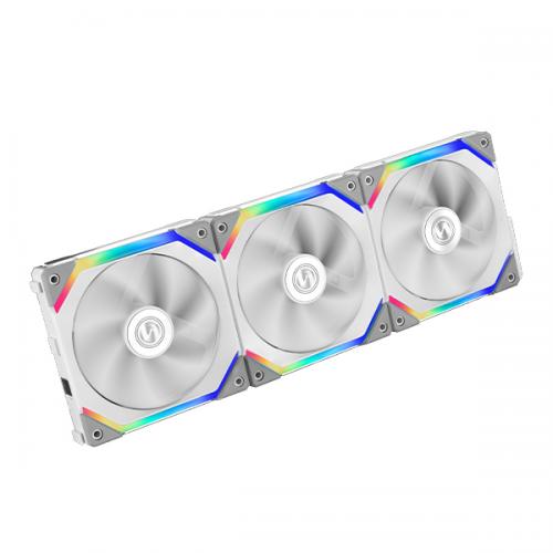 Lian Li Uni Fan SL120 White 120mm ARGB Cabinet Fan (Triple Pack)