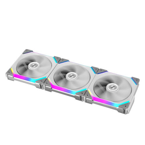 Lian Li Uni Fan SL120 White 120mm ARGB Cabinet Fan (Triple Pack)