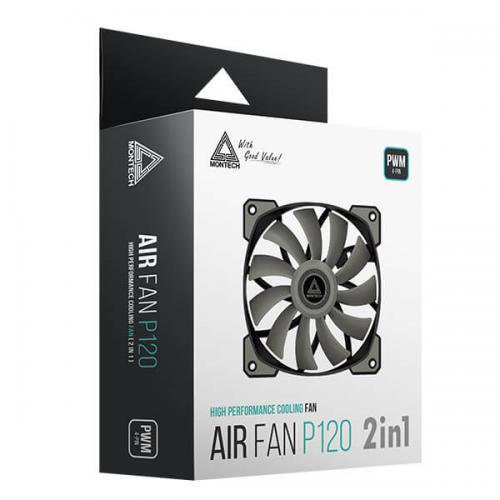 Montech Air Fan P120 Cabinet Fan (Dual Pack)