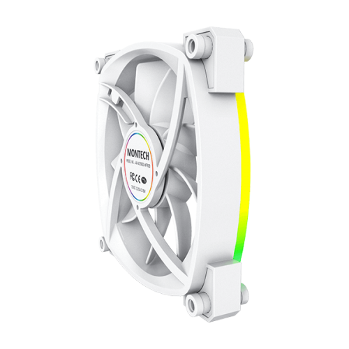 Montech AX120 PWM ARGB White Cabinet Fan (Single Pack)