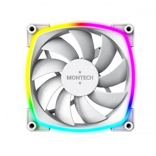 Montech AX120 PWM White ARGB Cabinet Fan (Triple Pack)