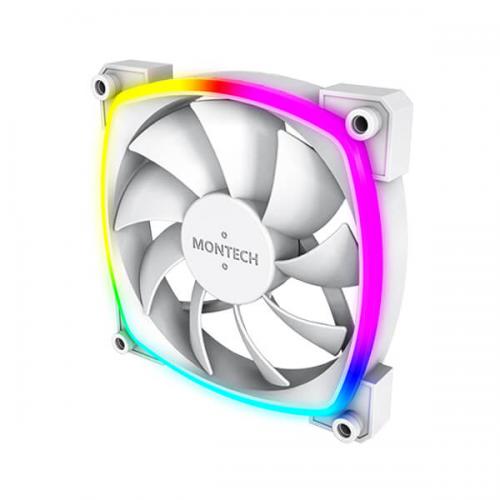 Montech AX120 PWM White ARGB Cabinet Fan (Triple Pack)