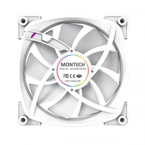 Montech AX120 PWM White ARGB Cabinet Fan (Triple Pack)