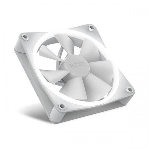 Nzxt F120 RGB Duo White 120mm Cabinet Fan With RGB Controller (Triple Pack)