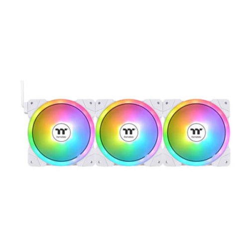 Thermaltake Swafan EX12 ARGB Sync White Cabinet Fan (Triple Pack)