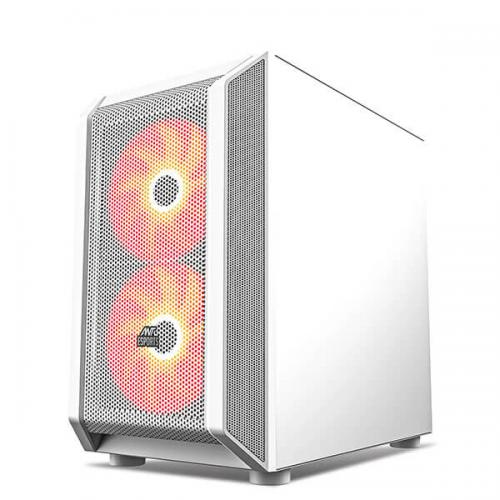 Ant Esports 200 Air Mini Mesh (M-ATX) Mini Tower Cabinet (White)