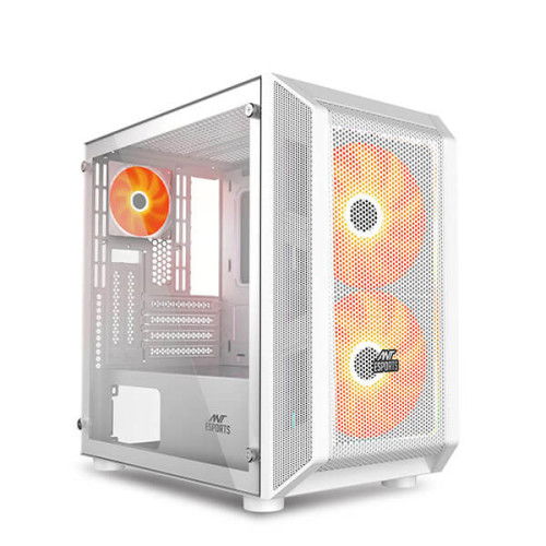 Ant Esports 200 Air Mini Mesh (M-ATX) Mini Tower Cabinet (White)