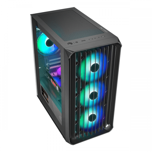 Ant Esports 205 Air ARGB (ATX) Mid Tower Cabinet (Black)