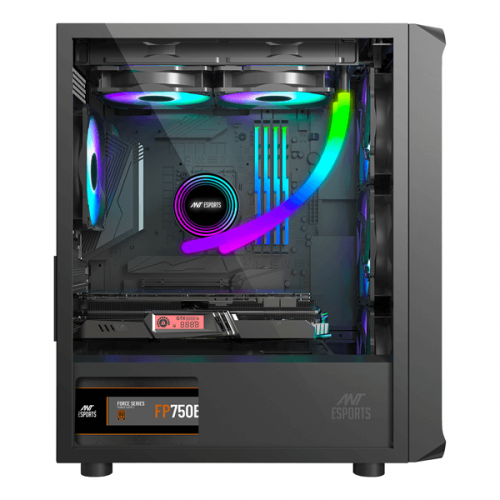 Ant Esports 205 Air ARGB (ATX) Mid Tower Cabinet (Black)