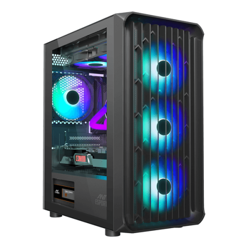 Ant Esports 205 Air ARGB (ATX) Mid Tower Cabinet (Black)