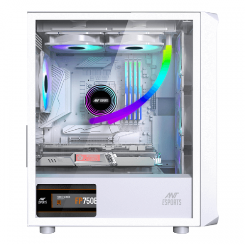 Ant Esports 205 Air ARGB (ATX) Mid Tower Cabinet (White)