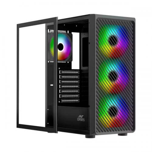 Ant Esports 211 Air ARGB (ATX) Mid Tower Cabinet (Black)