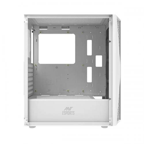 Ant Esports 220 Air Auto RGB (ATX) Mid Tower Cabinet (White)