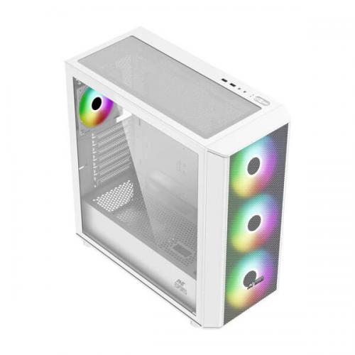 Ant Esports 411 Air ARGB (E-ATX) Mid Tower Cabinet (White)