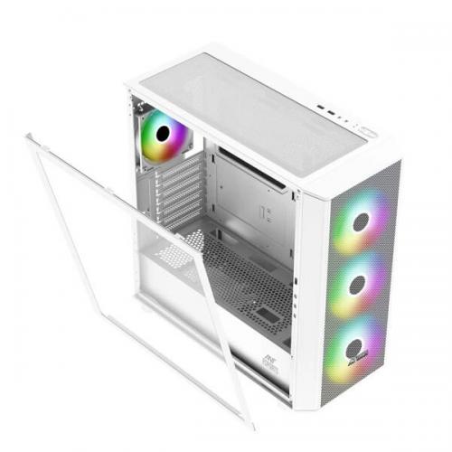 Ant Esports 411 Air ARGB (E-ATX) Mid Tower Cabinet (White)