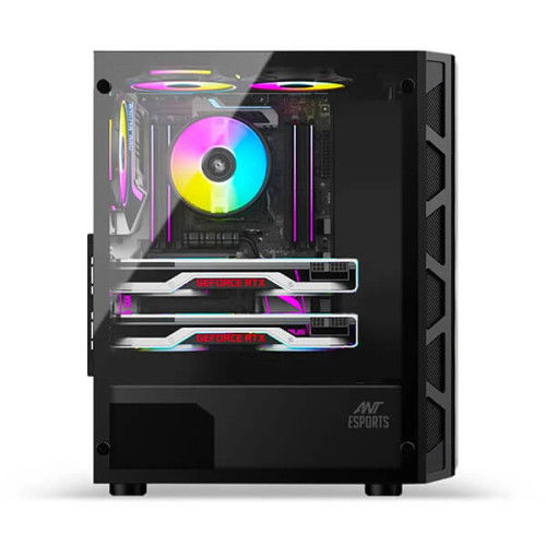 Ant Esports 510 Air ARGB (E-ATX) Cabinet (Black)