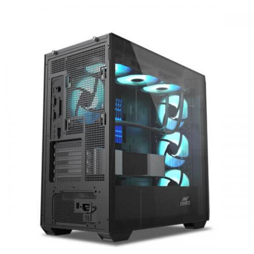 Ant Esports 621 C3 ARGB (ATX) Mid Tower Cabinet (Black)