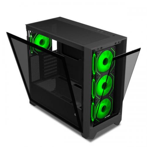 Ant Esports 621 C3 ARGB (ATX) Mid Tower Cabinet (Black)